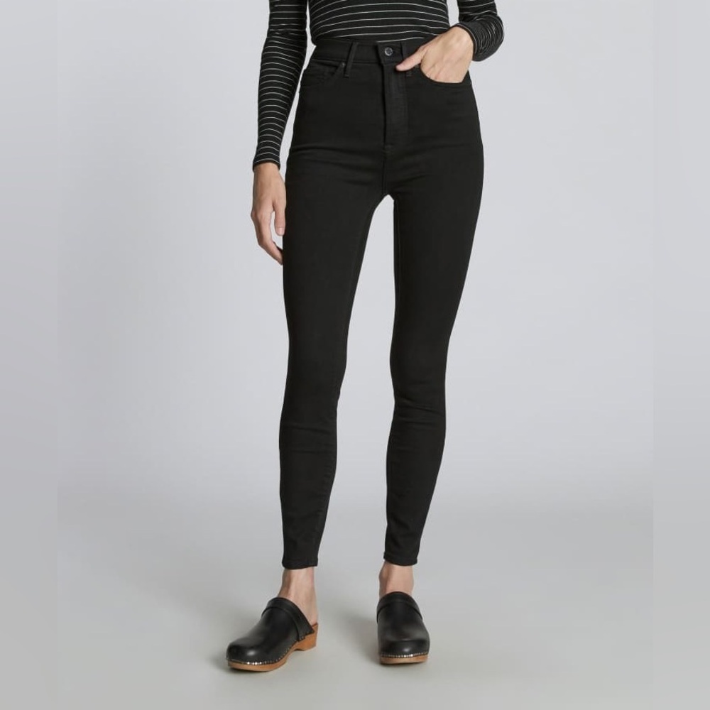 Everlane The High Rise Skinny Jean‎ Black NWT